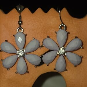 DONATED - Lavender Flower Earrings